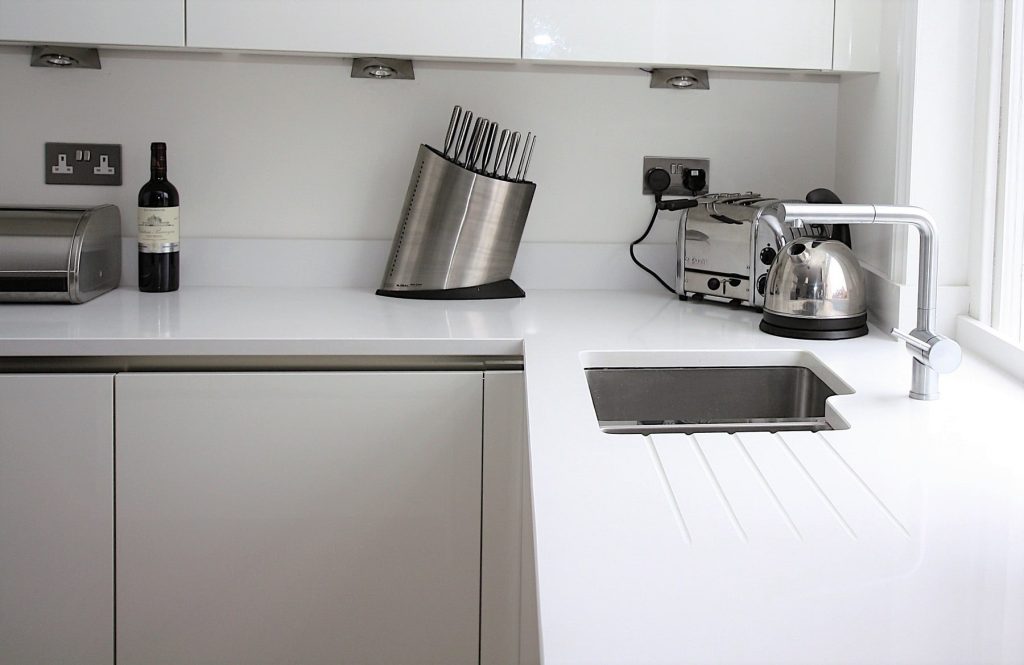 1..Blizzard Quartz Worktop | Net Worktops, Walthamstow